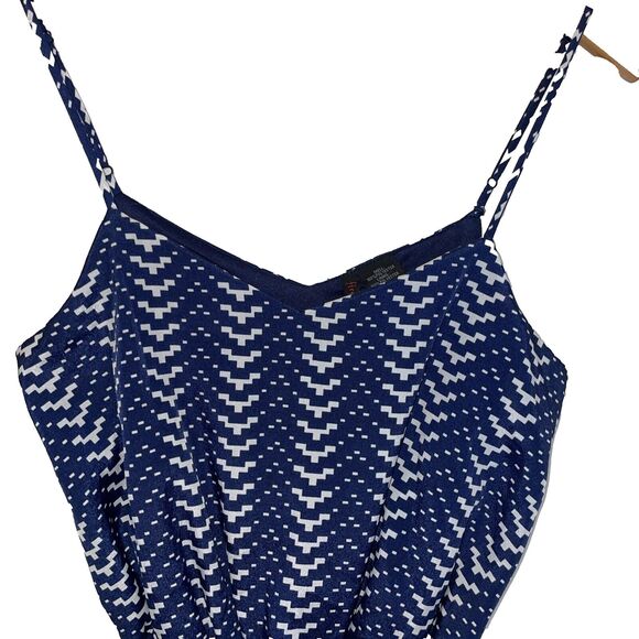 Fire Los Angeles Jumpsuit Size M Blue White - Picture 7 of 15